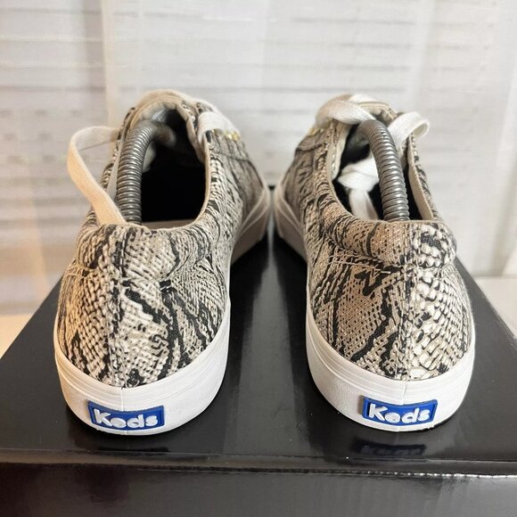 Keds Jump Kick Sneakers Womens Size 9.5 Python Snake Print Canvas Lace Up EUC! - Picture 6 of 11